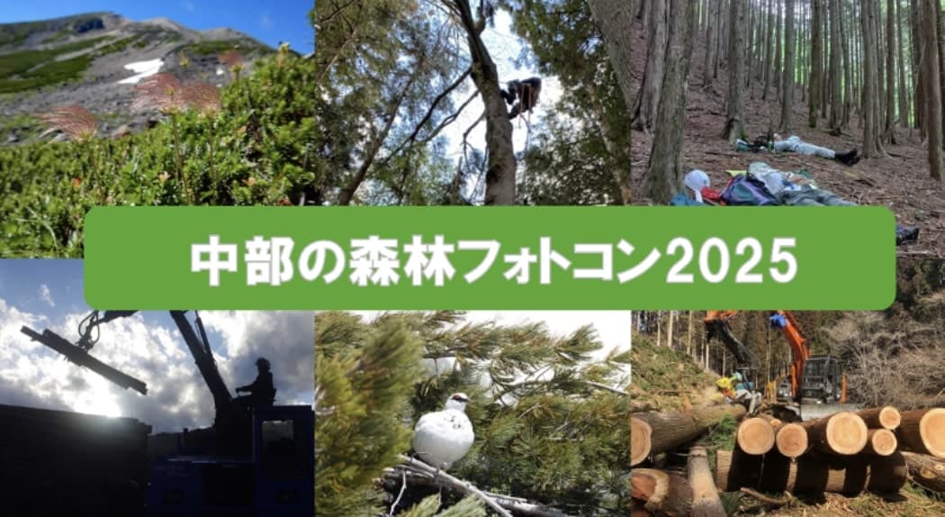 【応募締切2025/12/12】中部の森林フォトコンテスト2025～山と人の暮らしの再発見！～