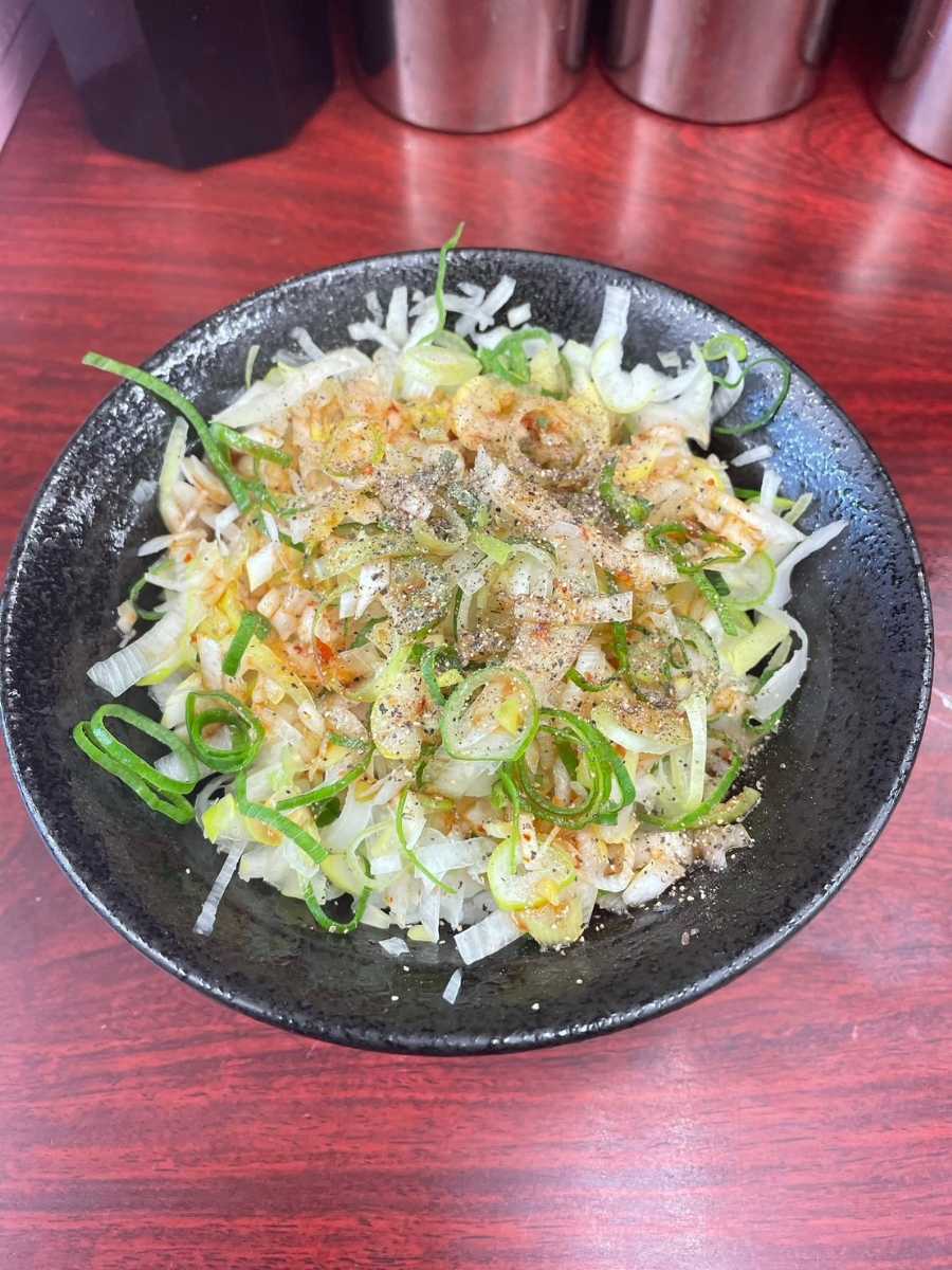 麺上げ写真