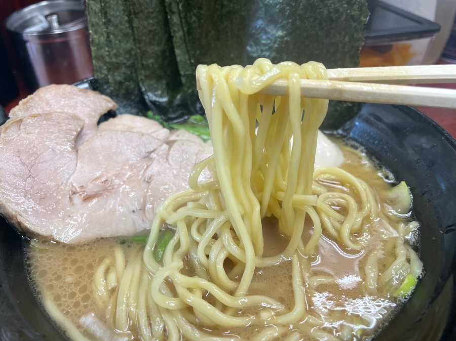 麺上げ写真