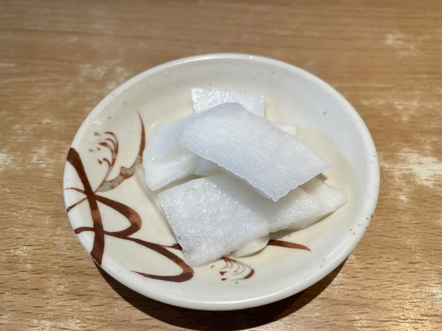 大根のお漬物